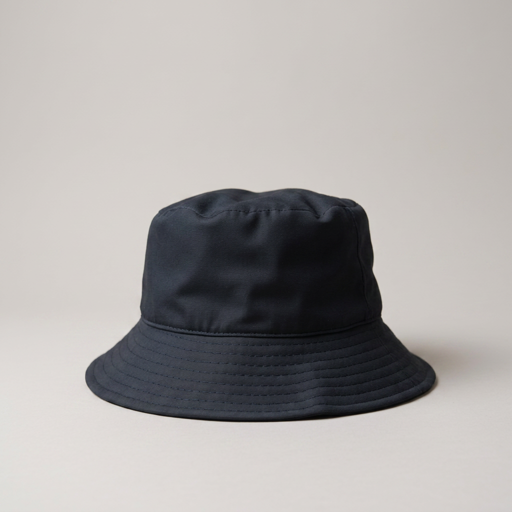 Bucket Hats in black, blank and ready for club branding