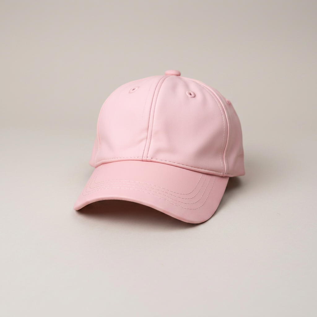 Caps in soft pink, blank and ready for club branding