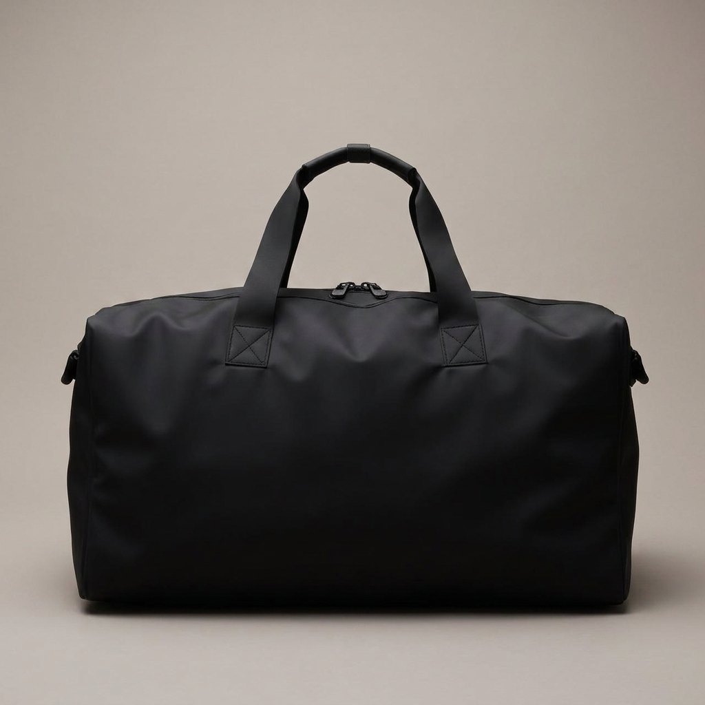 Duffel Bags in black, blank and ready for club branding