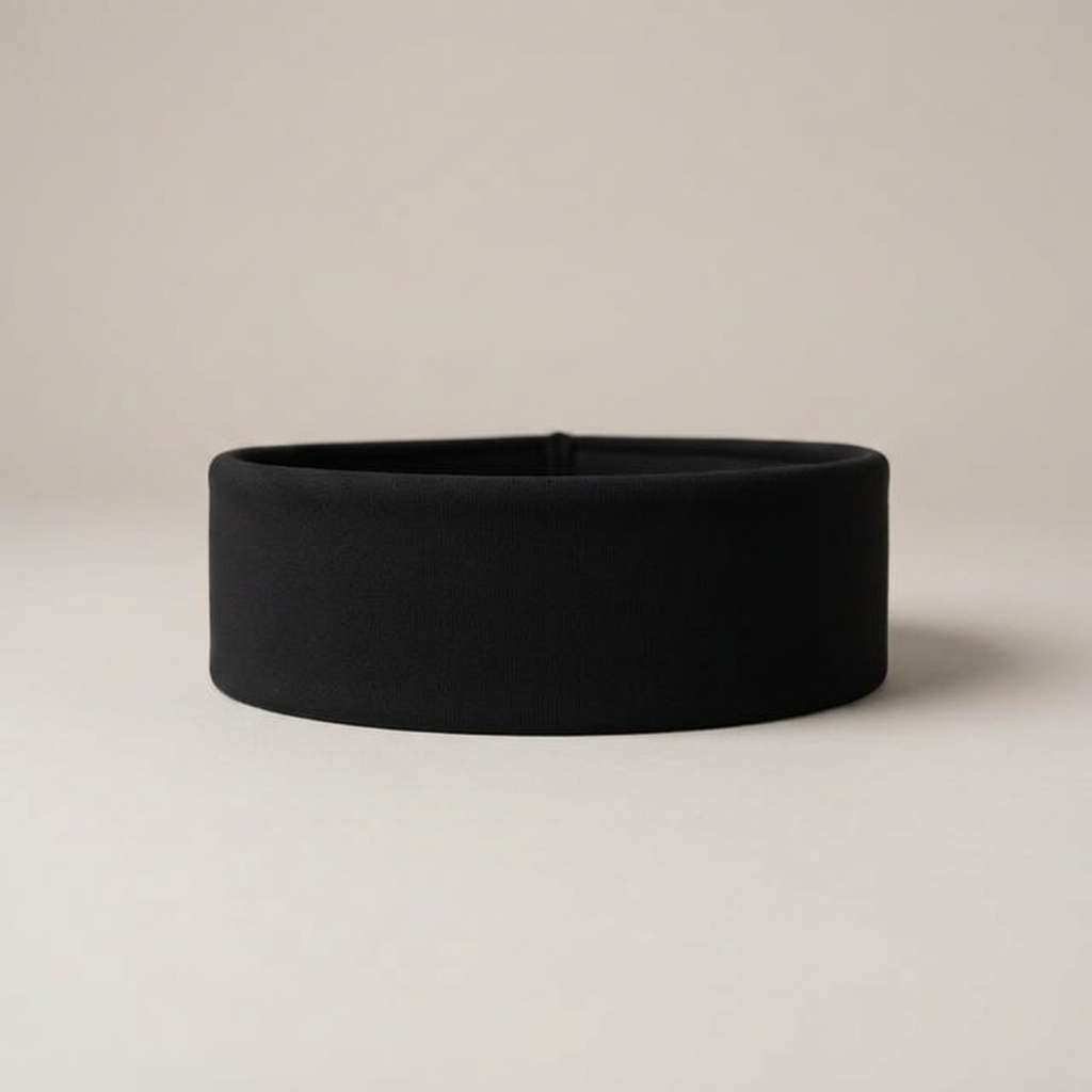 Headbands in black, blank and ready for club branding