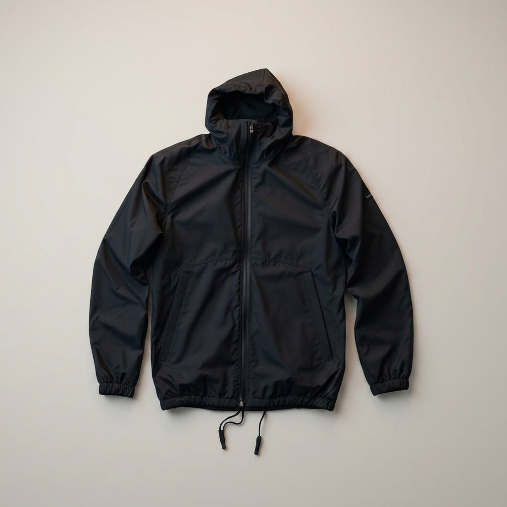 Windbreaker Jackets in black, blank and ready for club branding