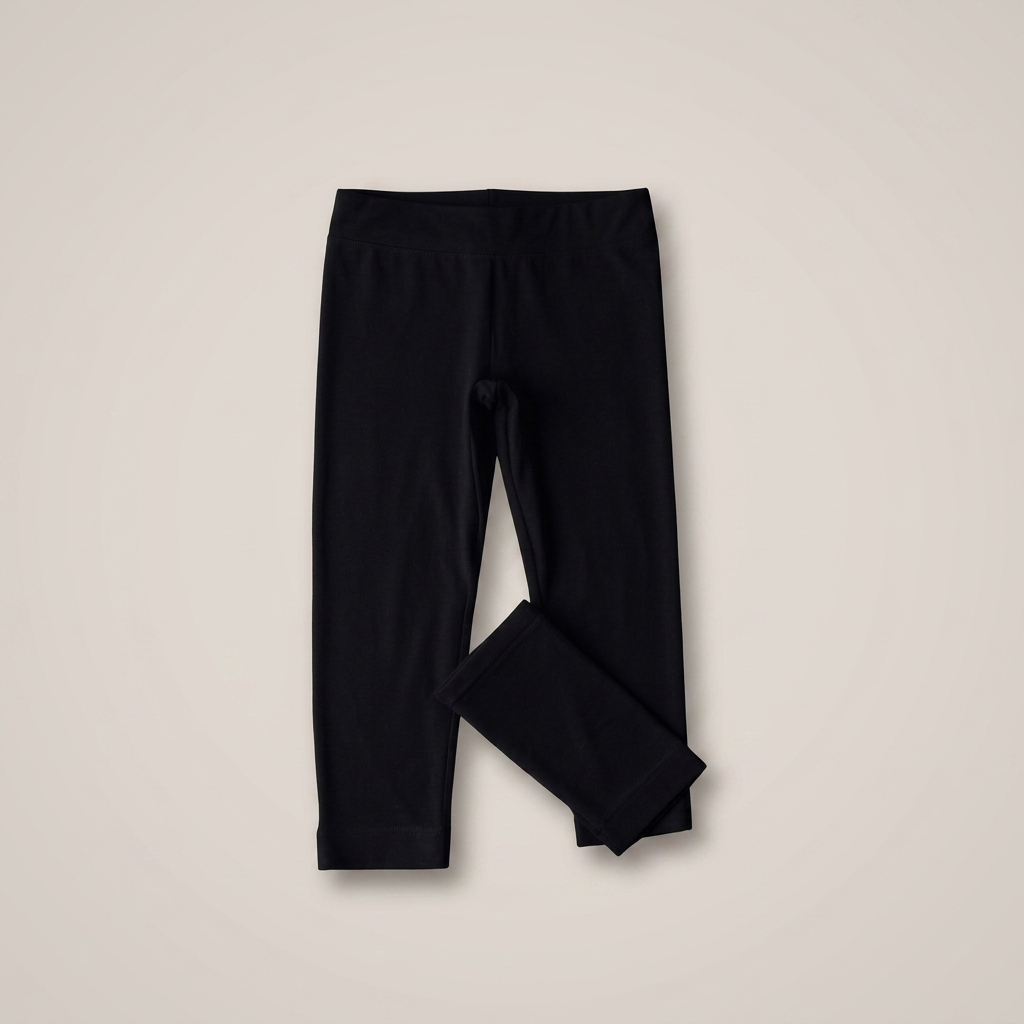 Leggings in black, blank and ready for club branding