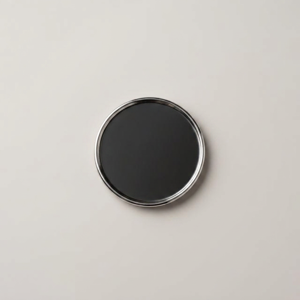 Pin Badges in black, blank and ready for club branding