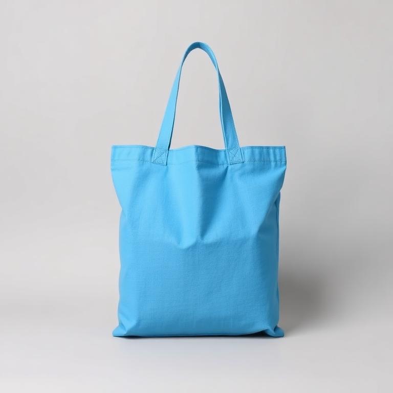 Tote Bags in azure, blank and ready for club branding