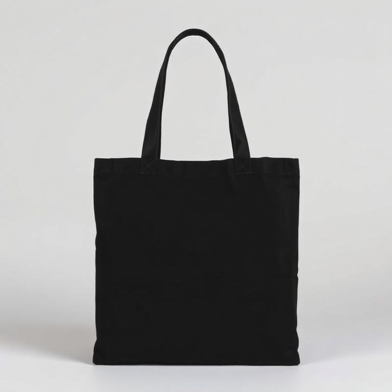 Tote Bags in black, blank and ready for club branding