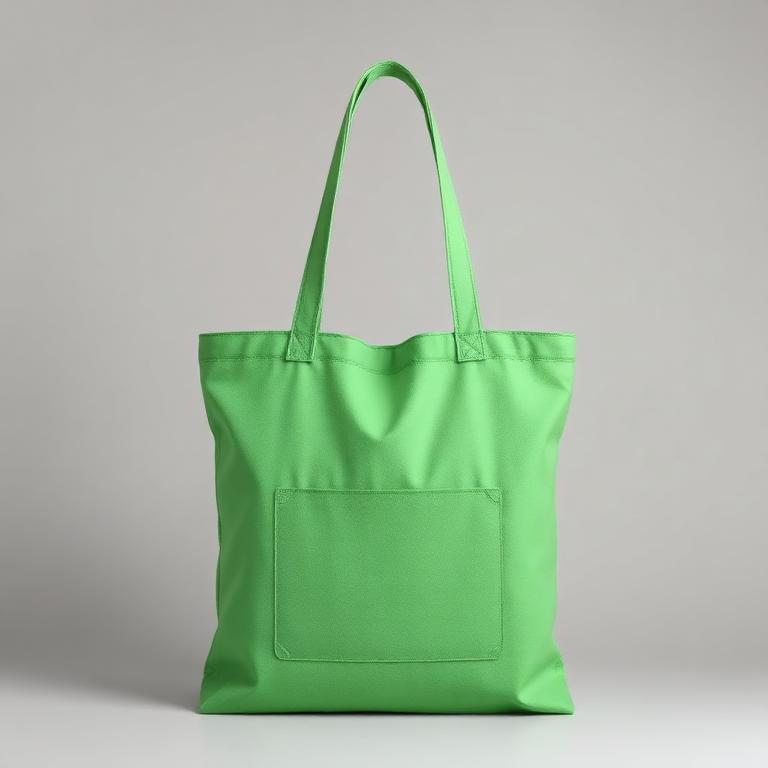 Tote Bags in kelly green, blank and ready for club branding