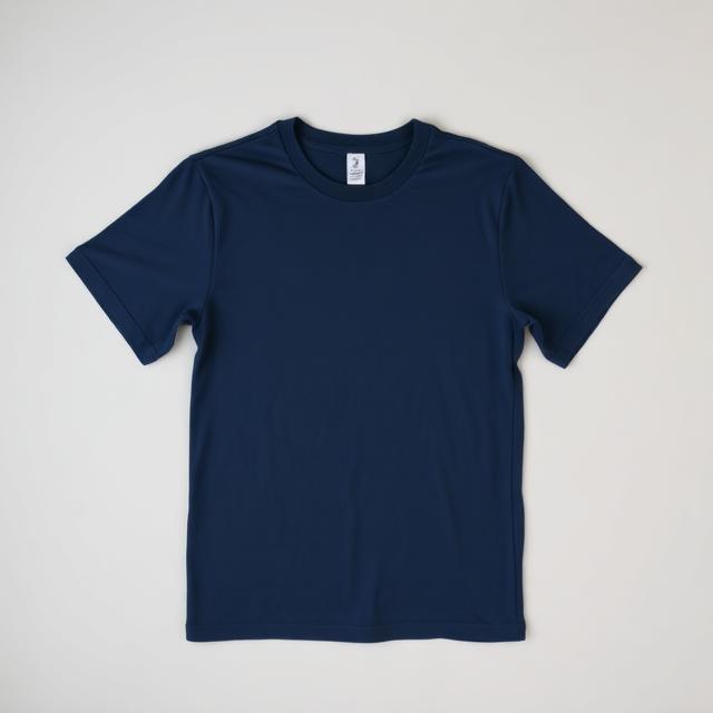T-Shirts in deep navy, blank and ready for club branding