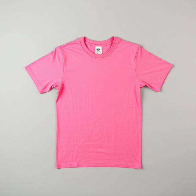T-Shirts in fuchsia, blank and ready for club branding