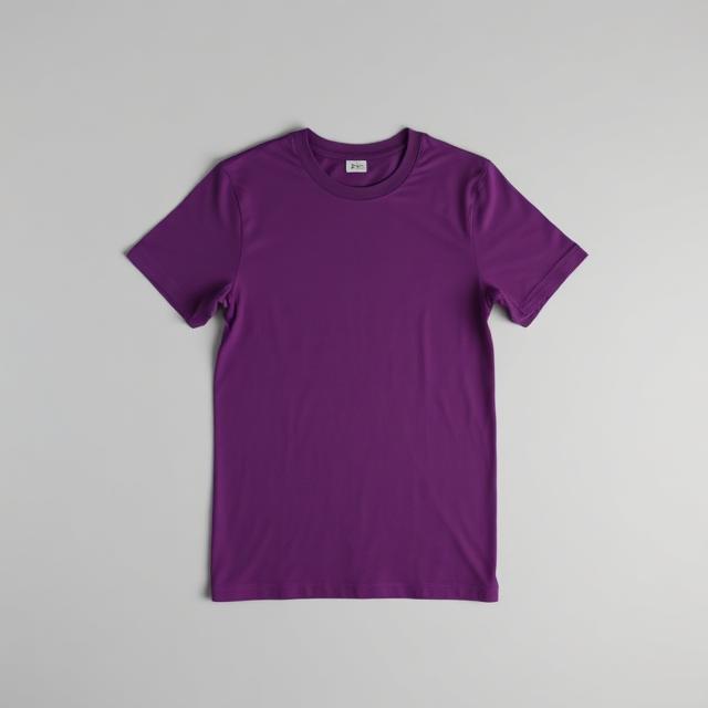T-Shirts in purple, blank and ready for club branding