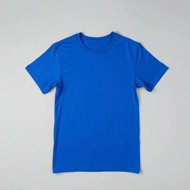 T-Shirts in royal blue, blank and ready for club branding