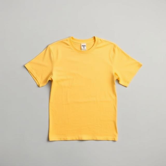 T-Shirts in sunflower, blank and ready for club branding